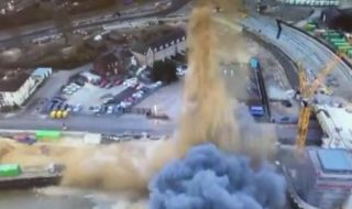 Бомба от Втората световна война избухна неочаквано в графство Норфолк ВИДЕО