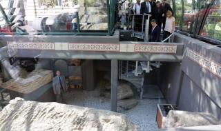 Президентът откри комплекса при гробницата на Хонорий в София