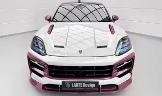 Розов Porsche Cayenne за Свети Валентин