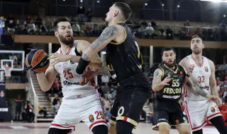 Олимпиакос отстъпи драматично на Монако без Везенков в състава си