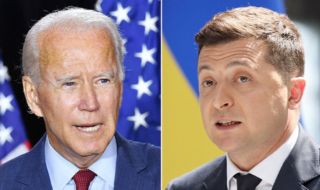 Байдън към Зеленски: Ще дадем бърз и решителен отговор при руска агресия