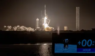 Космическият кораб "Одисей" беше изстрелян успешно от SpaceX към Луната