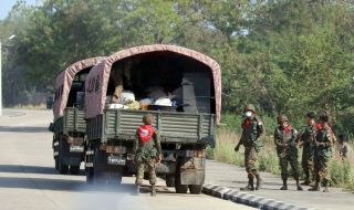 Стотици са арестувани при военния преврат в Мианма