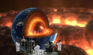 В земното ядро ​​е открит водород, който се равнява на 45 океана