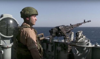Крайцерът „Москва“ се завърна в Черно море (Видео)