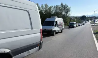 Катастрофа между тир и кола блокира изхода на Монтана в посока Враца