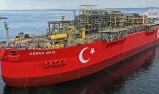 „Осман Гази“ отплава за добив на газ в Черно море