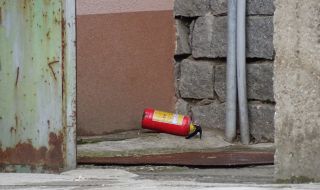 Пожар в блок в столичния квартал "Света Троица"