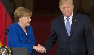 Тръмп: Меркел ми е голяма приятелка