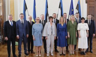 Новото трипартийно правителство на Естония положи клетва