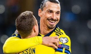 Златан Ибрахимович отново култов след завръщането си в националния тим на Швеция