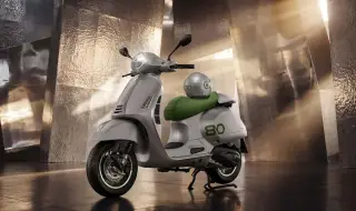 Vespa отбелязва 80-годишнината си с огромно шествие и специален скутер в лимитирана серия