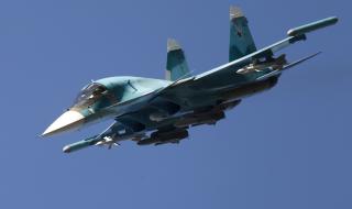 Руски Су-34 унищожи електроцентрала в Сирия