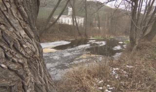 Големи кафяви петна се появиха във водите на река Искър