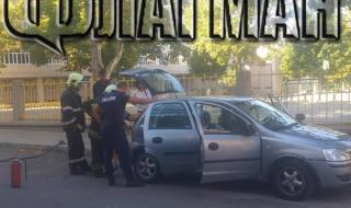 Аварирала газова бутилка на кола притесни квартал в Бургас