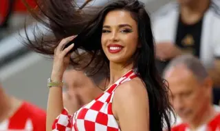 Най-известната футболна фенка хвърли в екстаз публиката