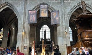 Български арфи огласиха катедралата "Сент Мери" в Париж