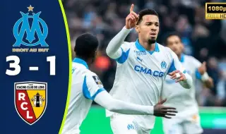3:1! Марсилия заплете интригата в Лига 1 с успех срещу сензацията Ланс ВИДЕО
