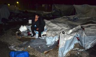 Мигрантският лагер на остров Лесбос е препълнен