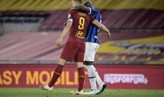 Лукаку спаси точката за Интер срещу Рома