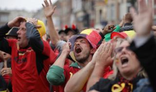 Грозни сцени след мача Белгия - Франция