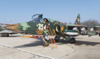 Военната прокуратура за разбилия се Су-25: Работи се по версиите технически проблем и човешка грешка