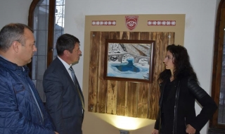Ресми Мурад уважи откриването на изложбата на Женя Палазова