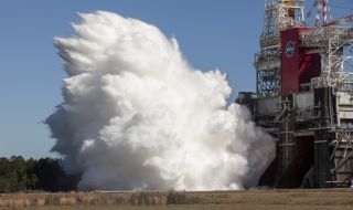 НАСА тества мощни ракетни двигатели (ВИДЕО)