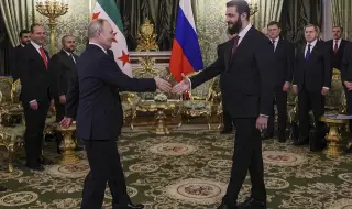 Кремъл търси сближаване с Дамаск! Владимир Путин похвали Аш Шараа за възстановяването на териториалната цялост на Сирия