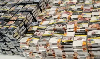 Иззеха 1000 кутии цигари на летището в Бургас
