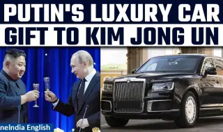 За първи път: Ким Чен-ун пристигна на публично събитие с Aurus-а, подарен от Путин ВИДЕО