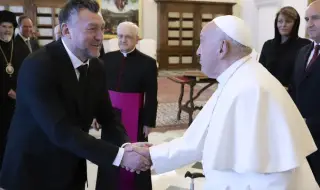 Любо Киров се срещна с папа Франциск (СНИМКИ)