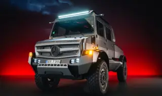 Mercedes представи брутален Unimog с „лице“ на G-Class