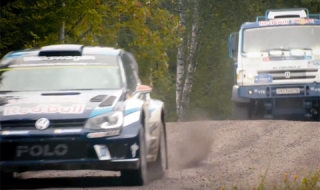 Volkswagen Polo R срещу Камаз