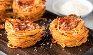 Рецепта за вечеря: Мъфини от спагети