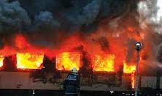 Пътнически вагон изгоря на гара Варна