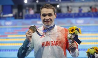 Унгарски вундеркинд спечели олимпийската титла на 200 метра бътерфлай