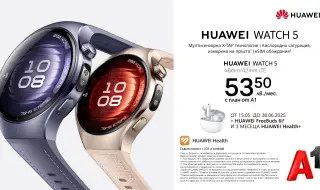 А1 стартира продажбите на новите модели Huawei Watch 5, Watch FIT 4, FIT 4 Pro и FreeBuds 6