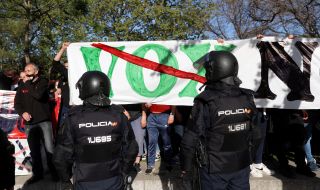 Демонстрации и напрежение в Мадрид