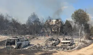 Пламна вилната зона на Златосел, гори и край Черничево, изгоряха вили и коли