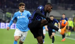 Интер и Наполи си поделиха точките в зрелищно дерби на „Джузепе Меаца“