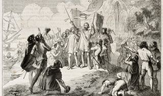 October 12, 1492 - The end of the Middle Ages. Christopher Columbus discovers the New World 