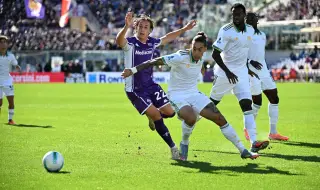 Рома изкачи върха в Серия "А" след драматичен обрат срещу Фиорентина