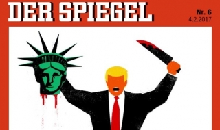 Доналд Тръмп на корицата на „Шпигел“
