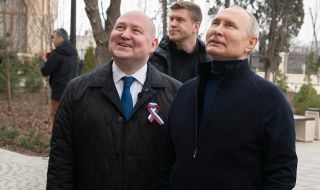 Киев към Кремъл: Международният престъпник Путин в окупирания град
