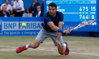 Григор Димитров игра слабо и загуби в Щутгарт