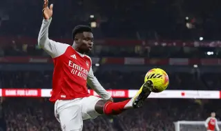 Букайо Сака остава верен на Арсенал: Нов дългосрочен договор сложи край на слуховете