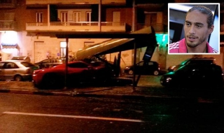 Футболист на Ювентус катастрофира със своето Ferrari в Торино