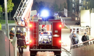 Такси горя на Орлов мост