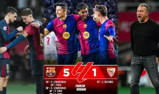 Barcelona beat Sevilla 5:1 and draw against Real again in La Liga VIDEO 